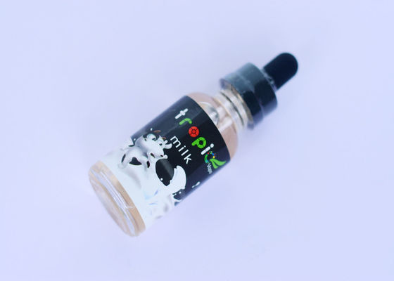 Traditional Pure Milk E Liquid , Custom 30ml E Juice With Glass Bottle supplier