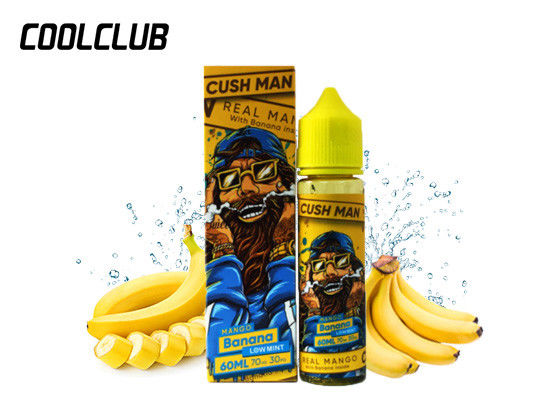 Cush Man 60ml Smoke Liquid Tropical Fruit Banana / Strawberry / Grape Flavors supplier