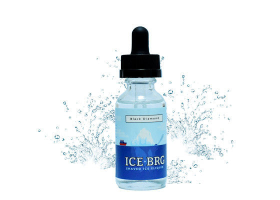 Ice Brg 3 Flavor E Vaping Juice Sweet Lychee Black Diamong Grapefruit 30ml 3mg supplier