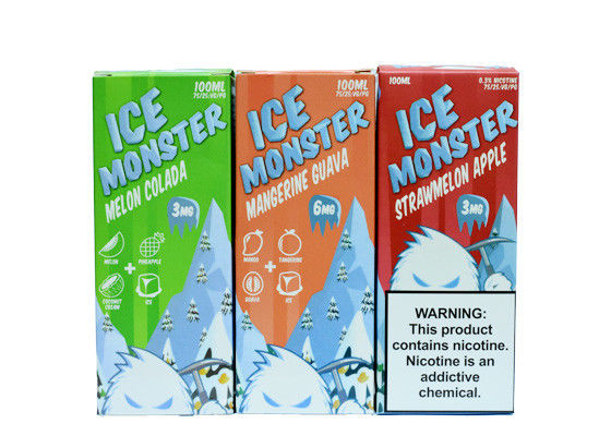 Strawberry Apple Flavor Juice / Fruit Taste E Cigarette Liquid Ice Monster supplier