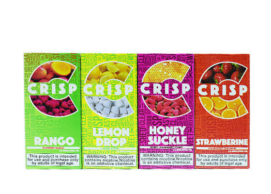 CRISP 60ml Pure Taste Juice E Cigarette Liquid Raspberry Mango Double Bottle Jam supplier