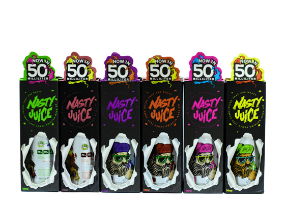 50ml Nasty Flavors  Pure Taste E Smoke Liquid 99.9% Nicotine  with Competitive Price