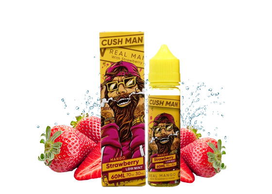 New Product For 2019 Cush Man 3mg Series Straw Blueberry Banana