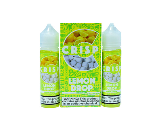 CRISP 60ml Pure Taste Juice E Cigarette Liquid Raspberry Mango Double Bottle Jam