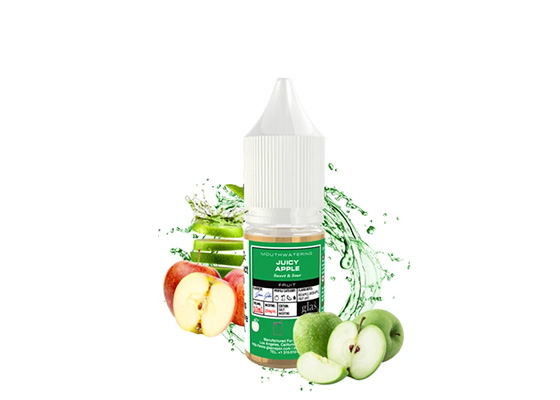 new GLAS e-juice is 30ml with  pure nicotine