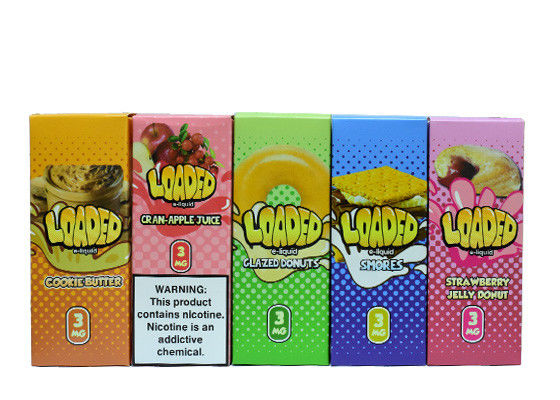 Vapor E Cig Liquid LOADED 120ml Fruit flavors in stock