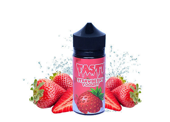 TASTY Flavors 100ml Electronic Cigarette Juice Glass Dripper Bottle With Child - Resistant Dropper Cap supplier