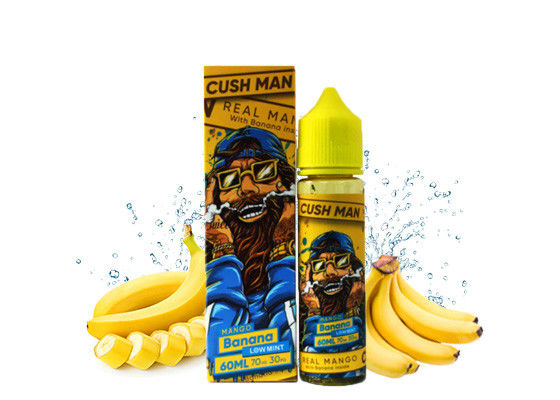High Performance E Cig Liquid Cush Man 60ml Fruit Flavors 70% VG supplier