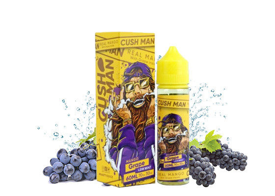High Performance E Cig Liquid Cush Man 60ml Fruit Flavors 70% VG supplier