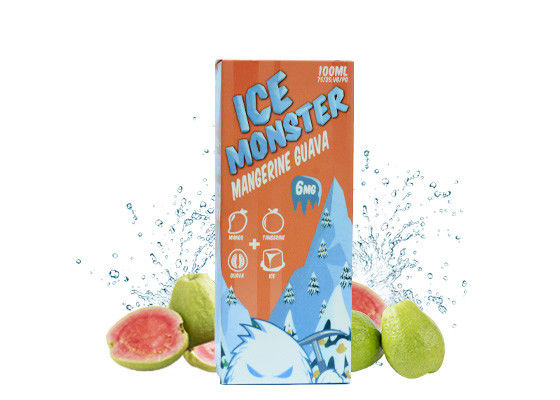 Ice Monster Mangerine Guava Flavors E Cigar Juice Plastic Bottle With Child - Resistant Dropper Cap supplier