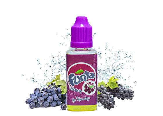 Grape Fruit Flavors Funta Vaping Juice / Vapor Cigarette Liquid supplier