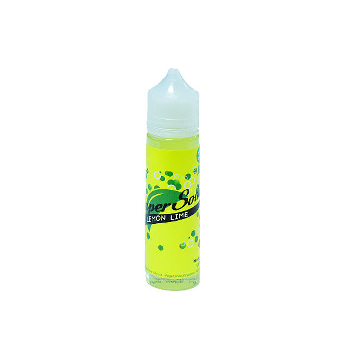 70% VG Healthy E Liquid Lemon Lime Flavor Glass Dripper Bottle supplier