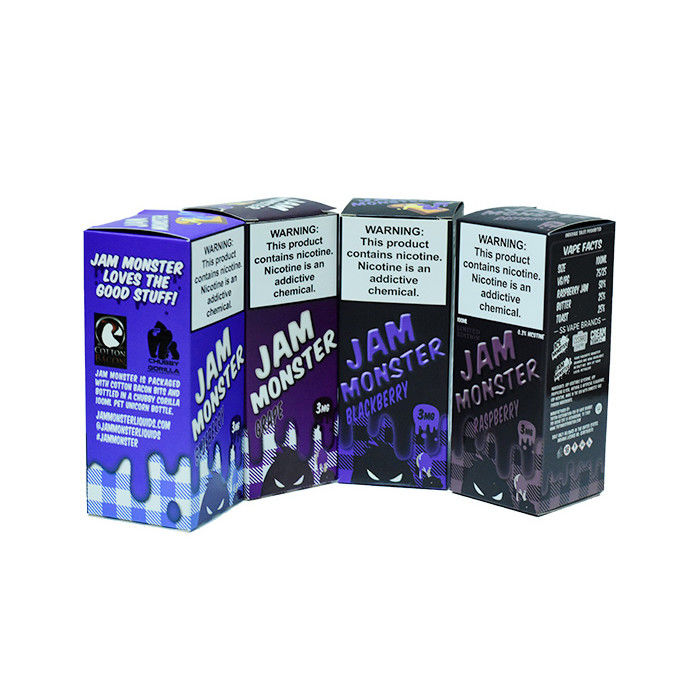 Safe 3mg Vapor Cigarette Liquid Srunchy Squares Jam Monster Flavor supplier